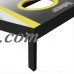 Hathaway Compact Cornhole Bean Bag Toss Game Set w/2 Target Boards & 8 Bags - Black & Yellow   563720056